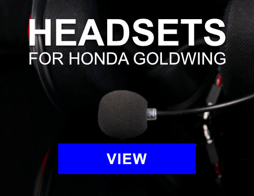 Helmet headset for Honda Goldwing