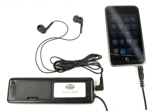 Battery powered HiFi Amplifier Pro Audio Booster for iPhone, Navi and MP3 Player